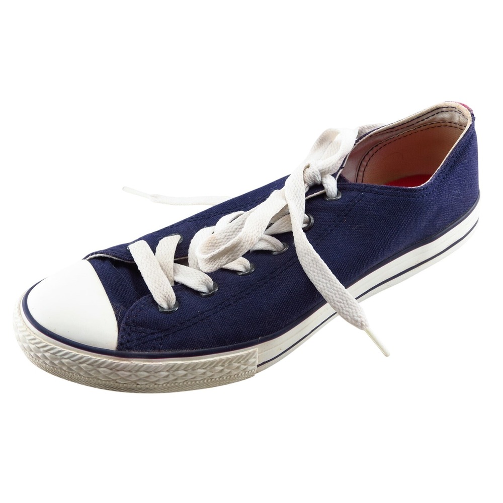 Converse Girls' All Star‎ Low Top Shoes Size 6 Purple Fabric Casual Sneaker